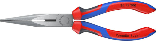 KNIPEX - 26 12 200 SBA Tools - Long Nose Pliers With Cutter, Multi-Component (2612200SBA)