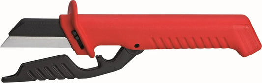 KNIPEX 98 56 1,000V Insulated Cable Knife with Guard
