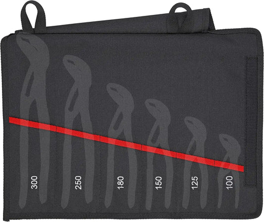 KNIPEX Tools 00 19 55 S5 LE 6 Pocket Roll-Up Tool Bag-Cobra®, Empty
