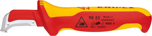 KNIPEX 98 55 SB 1,000V Insulated Dismantling Knife