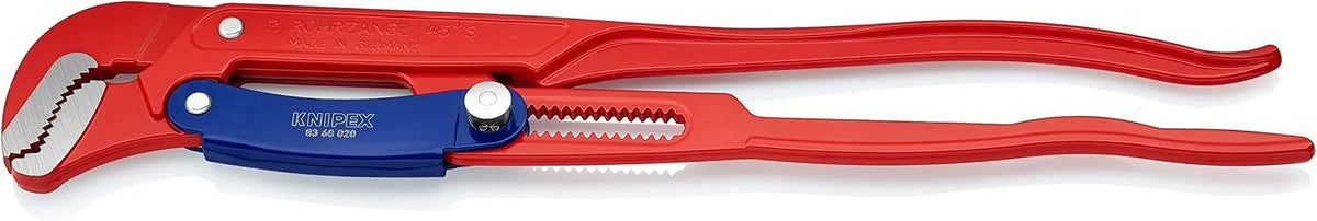 83 60 020 Pipe Wrench S-Type with Rapid Adjustment 2" in Red